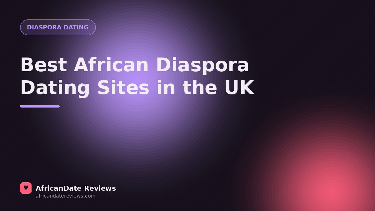 Best African Diaspora Dating Sites in the UK — AfricanDate Reviews