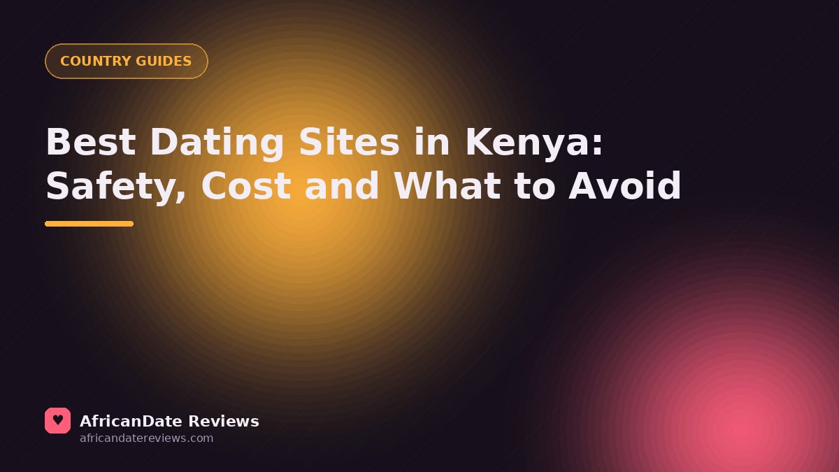 Best Dating Sites in Kenya: Safety, Cost and What to Avoid — AfricanDate Reviews