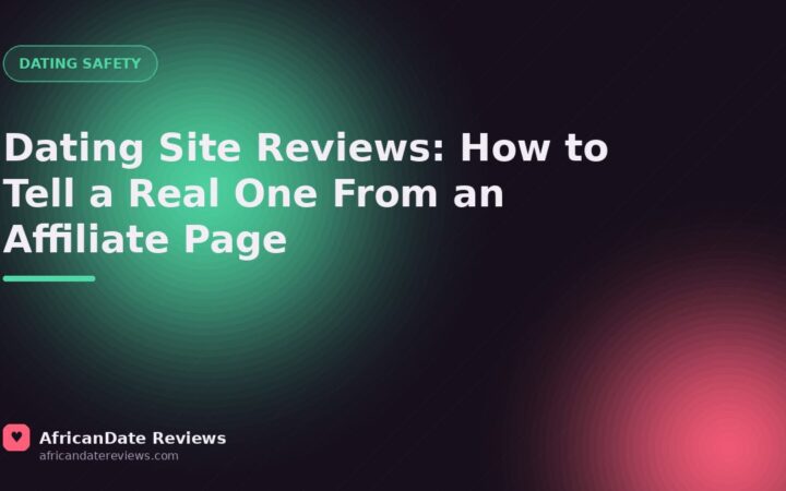 Dating Site Reviews: How to Tell a Real One From an Affiliate Page — AfricanDate Reviews