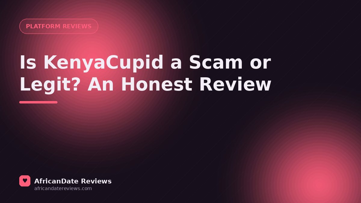 Is KenyaCupid a Scam or Legit? An Honest Review — AfricanDate Reviews