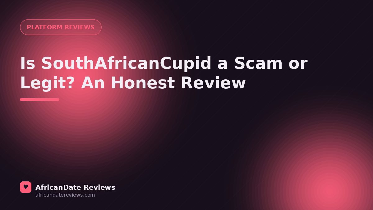 Is SouthAfricanCupid a Scam or Legit? An Honest Review — AfricanDate Reviews
