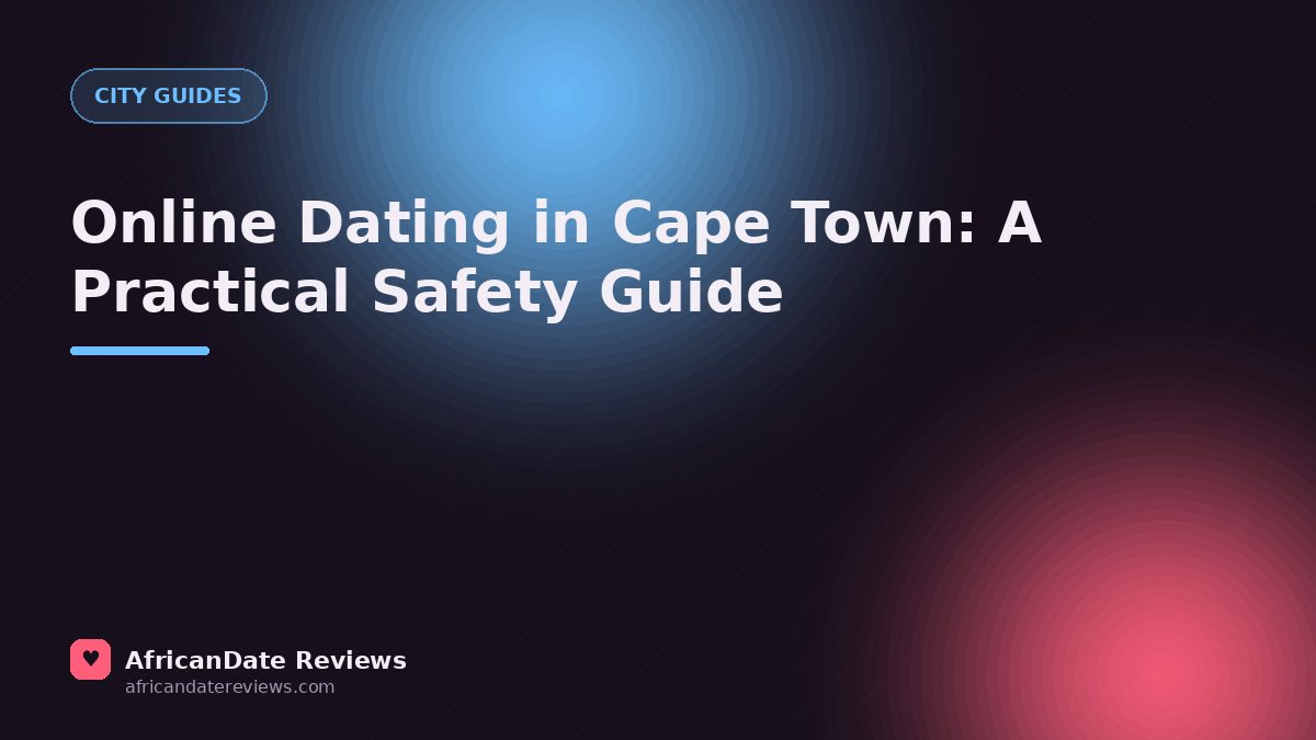 Online Dating in Cape Town: A Practical Safety Guide — AfricanDate Reviews