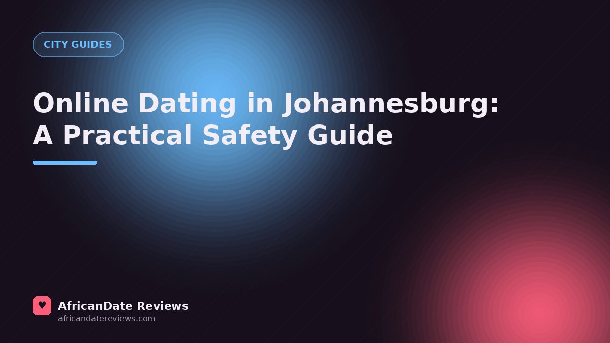 Online Dating in Johannesburg: A Practical Safety Guide — AfricanDate Reviews