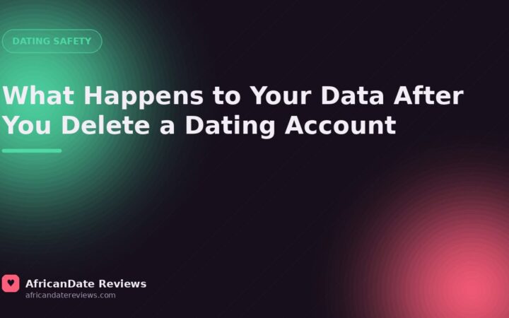 What Happens to Your Data After You Delete a Dating Account — AfricanDate Reviews